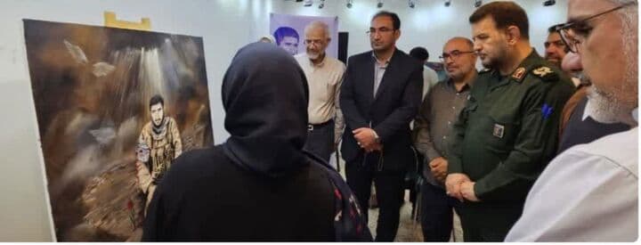 کارگاه نقاشی روایت یاران با موضوع شهید علی غیوری زاده